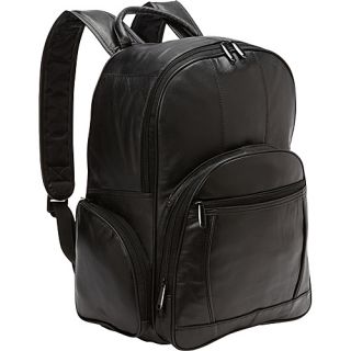 Leather Laptop Backpack Black   Bellino Laptop Backpacks