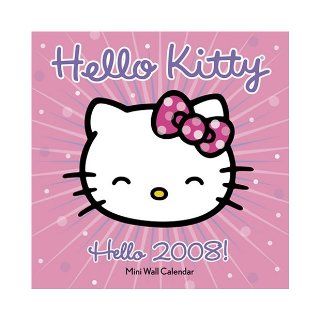 Hello Kitty Hello 2008! Mini Wall Calendar: Higashi Glaser: 9780810988545: Books