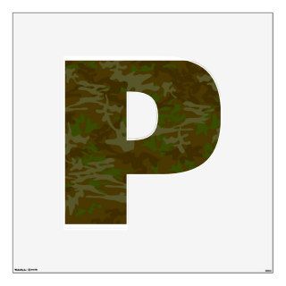 Camo Letters Wall Decals