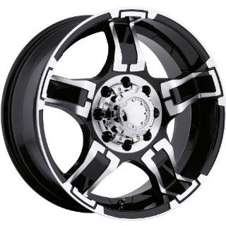 Ultra Drifter 16 Black Wheel / Rim 8x6.5 with a  6mm Offset and a 125 Hub Bore. Partnumber 194 6881B: Automotive