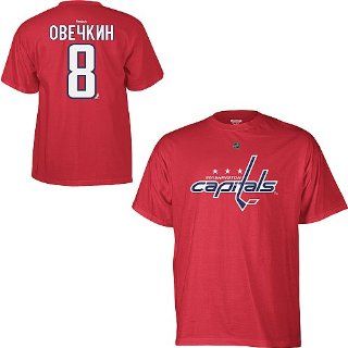 Washington Capitals Alexander Ovechkin Language Red T Shirt (Medium) : Sports Related Merchandise : Sports & Outdoors