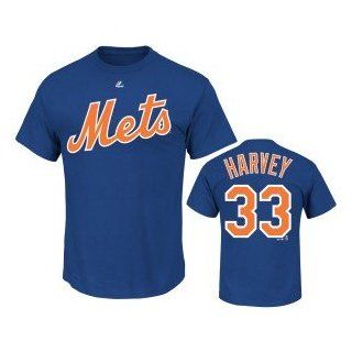 Light Blue Name and Number T Shirt New York Mets   Matt Harvey Small : Sports Fan Apparel : Sports & Outdoors