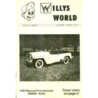 Willys World: Volume 19, Number 5, September October 1992: P. T. Haskell Jr., The Willys Club: Books
