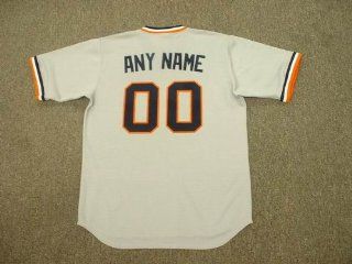 DETROIT TIGERS 1980's Majestic Cooperstown Throwback Away Jersey Customized with Any Name & Number(s), 2XL : Athletic Jerseys : Sports & Outdoors