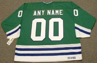 HARTFORD WHALERS 1980's CCM Throwback Away NHL Hockey Jersey Customized with "Any Name & Number(s)", LARGE : Sports Fan Hockey Jerseys : Sports & Outdoors