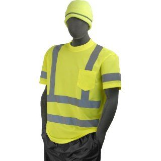 Majestic Glove Mesh Short Sleeve T Shirt with Double Waist Stripes: Protective Chemical Splash Apparel: Industrial & Scientific