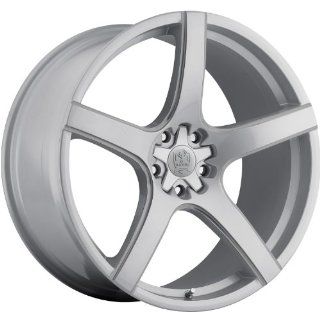 Motiv Maranello 20 Silver Wheel / Rim 5x115 & 5x120 with a 25mm Offset and a 74.1 Hub Bore. Partnumber 410S 2105525: Automotive