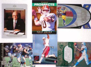 Vintage NFL / Upper Deck   Football Trading Cards   Eric Zeier / Frank Sanders / Isaac Bruce / Dan Wilkinson / George Halas / Herman Moore   Rare   Out of Production   Collectible: Everything Else