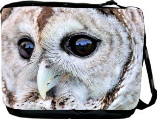 Rikki KnightTM Barred Owl Messenger Bag   Shoulder Bag   School Bag for School or Work: Computers & Accessories