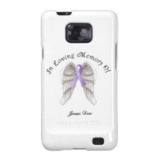 Purple Ribbon All Cancer In Memory Galaxy SII Case