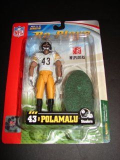 Pittsburgh Steelers Troy Polamalu #43 Replays Figure Series 2: Toys & Games