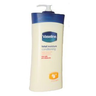Vaseline Intensive Care Total Moisture Dry Skin Lotion with Vitamin E & A with pro vitamin B5 20.3 Ounce : Body Lotions : Beauty