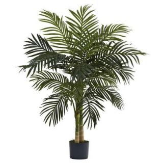 Nearly Natural 4 ft. Golden Cane Palm Tree 5357