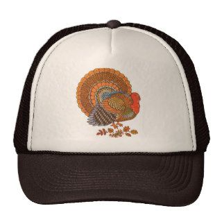 Golden Turkey Ball Cap Trucker Hats