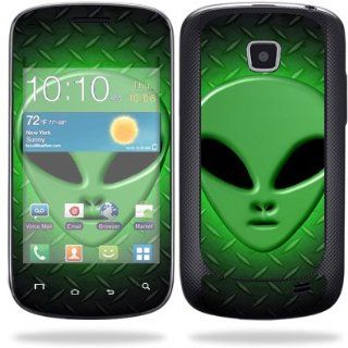 Protective Skin Decal Cover for Samsung Illusion Cell Phone SCH i110 Sticker Skins Alien Invasion Cell Phones & Accessories