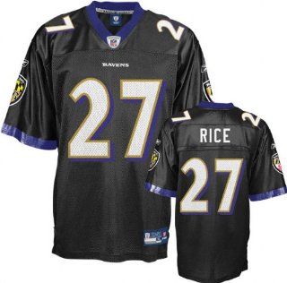 Men's Ray Rice Baltimore Ravens Black Jersey Stitched Name & Number Size Large: Everything Else
