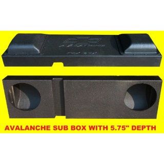 Fox Acoustics 2002 up Dual 10" Downfire Chevy Avalanche Escalade Sub Speaker Box  Vehicle Subwoofer Boxes 