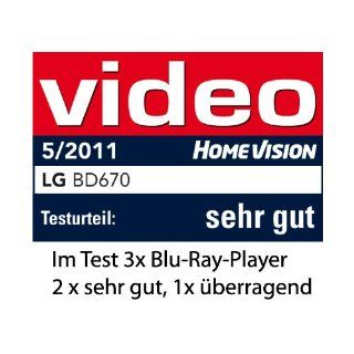 LG BD670 3D Blu ray Player (HDMI, WiFi, DivX zertifiziert, USB 2.0) schwarz: Heimkino, TV & Video