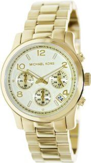 Michael Kors Damen Armbanduhr Chronograph Quarz Edelstahl MK5055: Michael Kors: Uhren