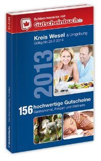 Gutscheinbuch Kreis Wesel & Umgebung mit 156 regionalen Restaurant und Freizeit Gutscheinen: Bücher