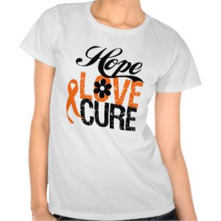 LEUKEMIA Hope Love Cure Gifts T Shirt