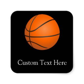 Basketball Theme Stickers