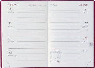 Taschenkalender, Buch, 184 S., PVC rot 2011: Alpha Edition: Bücher