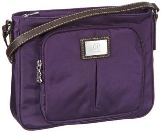 Bogner TAHITI 0493622, Damen Schultertaschen, Violett (purple 191), 25x20x6 cm (B x H x T): Schuhe & Handtaschen