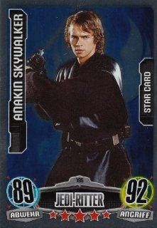 Star Wars Force Attax Movie Cards Einzelkarte 195 Anakin Skywalker Jedi Ritter Star Karte deutsch: Spielzeug