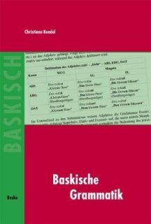 Baskische Grammatik: Christiane Bendel: Bücher