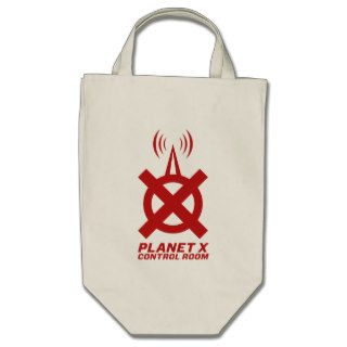 Planet X Control Room Grocery Tote Bag