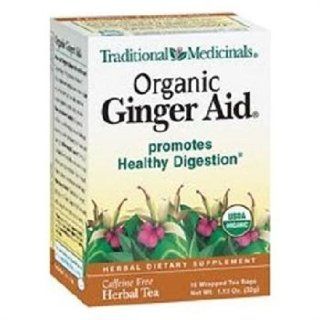 Traditional Medicinal's Ginger Aid Herb Tea ( 6x16 BAG): Everything Else
