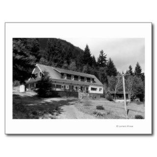 Brinnon, WA View of Olympic Inn on Hood Canal Postcards