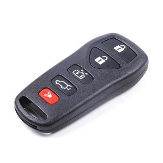 TANSMITTER 5 BUTTON KEYLESS ENTRY REMOTE KEY CASE SHELL & PAD REPAIR for Nissan : Automotive Keyless Entry Remote Control Transmitter : Car Electronics