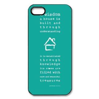 Custom Bible Verse Back Hard Cover Case for iPhone 5 5s I5 1056 Cell Phones & Accessories