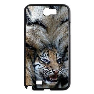 Tiger Roar Cross Hipster Quote Samsung Galaxy Note 2 N7100 Case: Cell Phones & Accessories