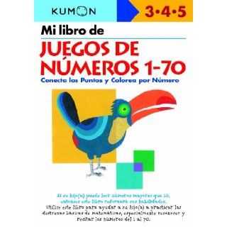 Mi Libro de Juegos de Numeros 1 70 / Number Games 1 70: Conecta Los Puntos Y Colorea Por Numero: Edades 3 4 5 (Spanish Edition): Eno Sarris: 9781934968338: Books