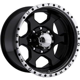 Ultra Rogue 18 Black Wheel / Rim 8x6.5 with a  25mm Offset and a 130 Hub Bore. Partnumber 175 8181B: Automotive