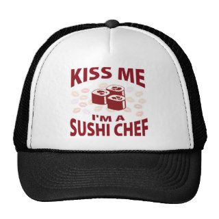 Kiss Me I'm A Sushi Chef Hat