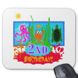 2nd Undersea Adventure Birthday Mouse Mats