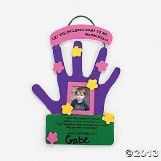 Mother's Day Hand Keepsake Craft Kit (12 Count)/School Craft/Photo Frame/Day Care/Childrens Craft : Childrens Picture Frames : Everything Else