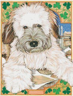 Pipsqueak Productions C886 Holiday Boxed Cards  Wheaten Terrier: Patio, Lawn & Garden