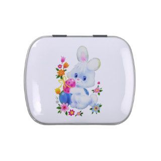 Easter Bunny Holiday candy tin