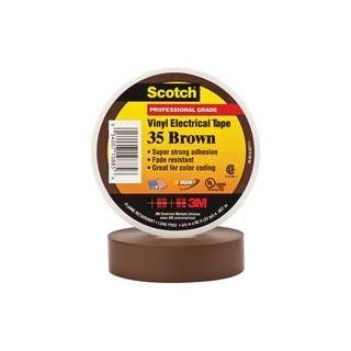 3M   35 BROWN 3/4   TAPE, INSULATION, PVC, BROWN 0.75INX66FT Electrical Tape
