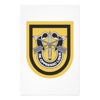 1st Special Forces Group Flash Custom Stationery