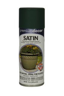 General Paint & Manufacturing PDS 150 Premium Decor Satin Enamel Spray Paint with 360 Degree Spray Tip, Hunter Green    