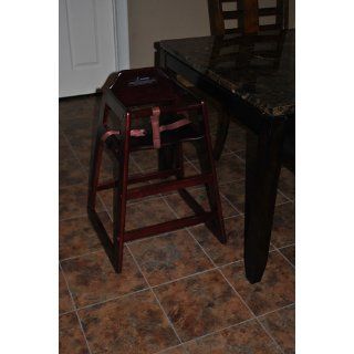 Winco CHH 103 Unassembled Wooden High Chair, Mahogany: Kitchen & Dining