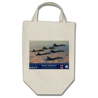 Blue Angels F 18 Hornet Fighter Aircraft  2 Bags