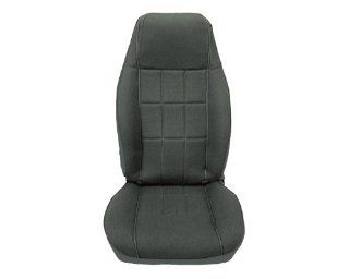 Acme U103 110 Front Charcoal Vinyl Bucket Seat Upholstery with Graphite Cloth Inserts: Automotive