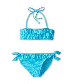 Seafolly Kids Oriental Garden Mini Tube Bikini Girls Swimwear Sets (Blue)